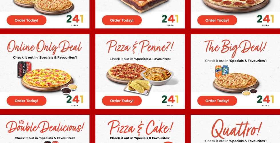the 421 pizza menu and deals