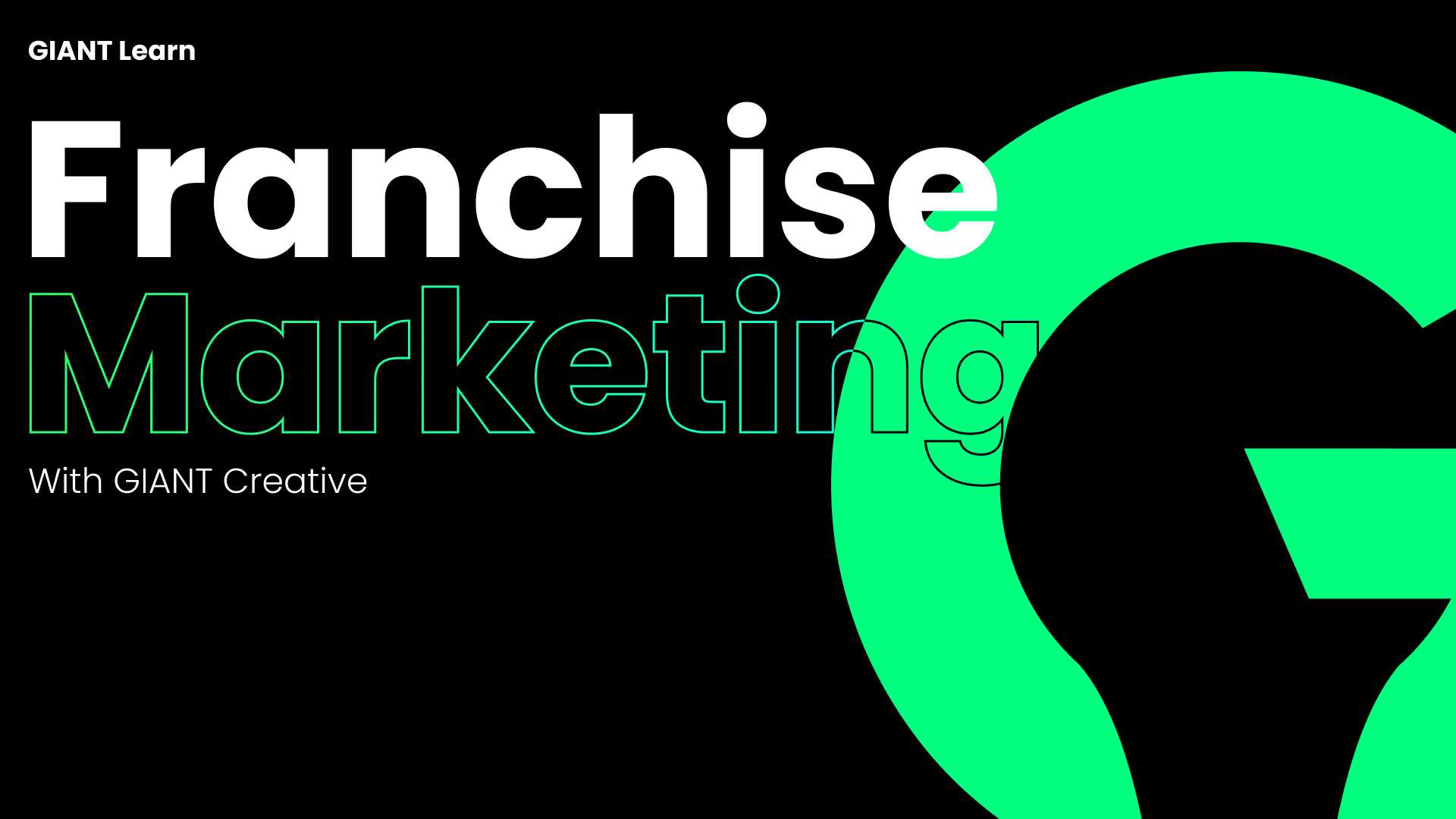 Mastering Franchise Development Marketing with Giant Creative